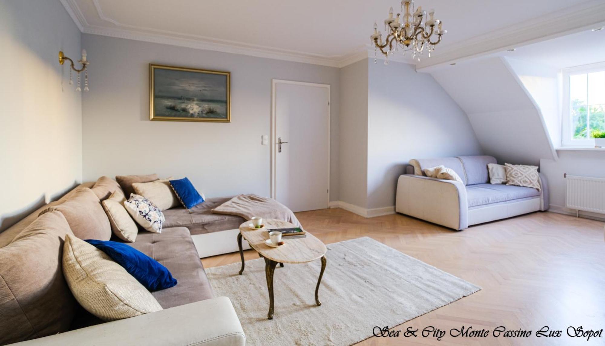 Sea & City 50 M Monte Casinno 100 M Beach Apartments Lux Sopot Dış mekan fotoğraf