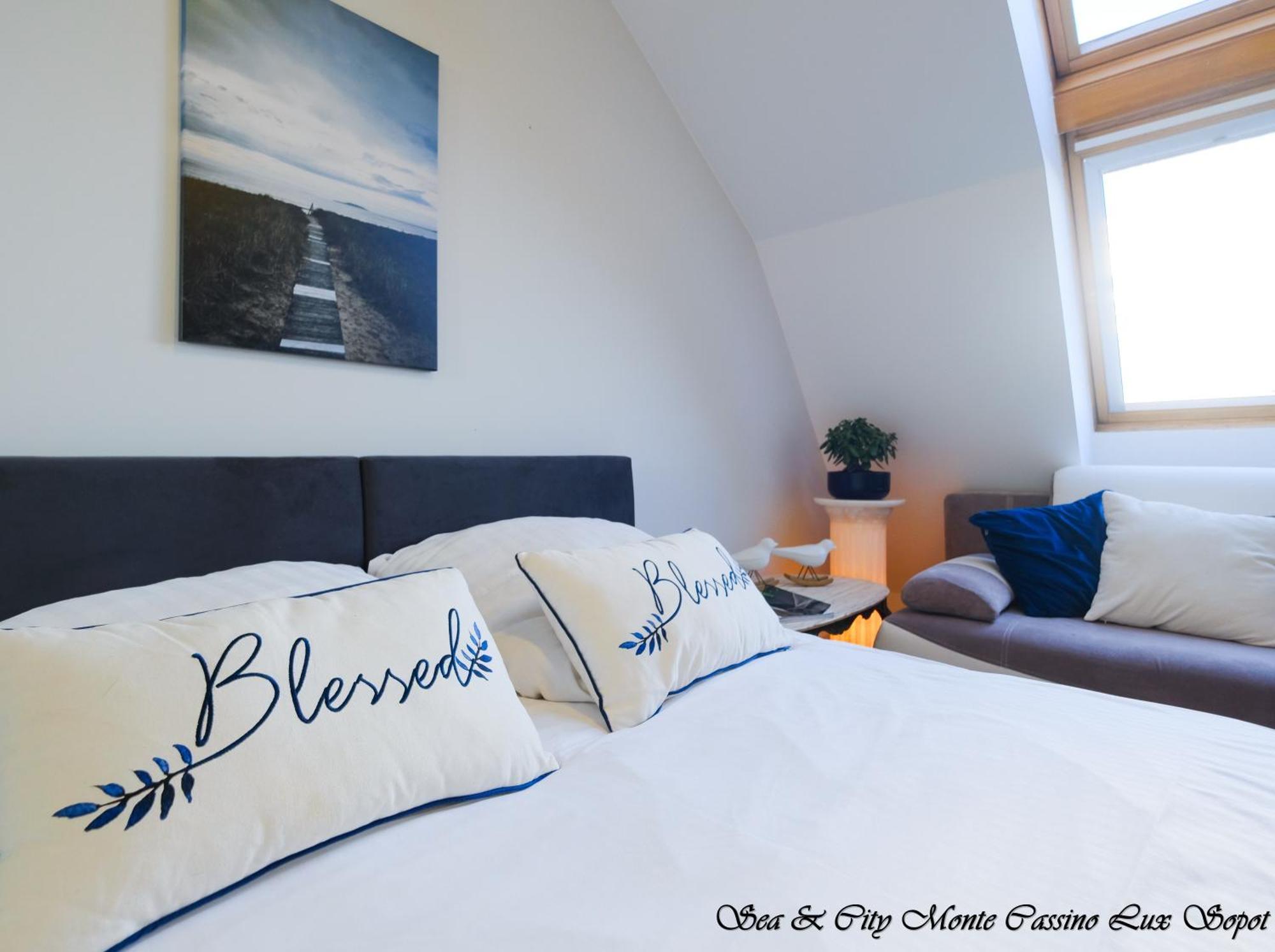 Sea & City 50 M Monte Casinno 100 M Beach Apartments Lux Sopot Dış mekan fotoğraf